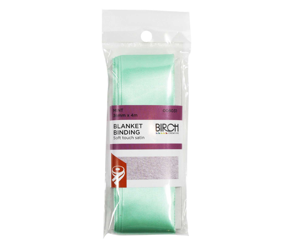 Birch Blanket Binding 36mm x 4mt - Various Colours