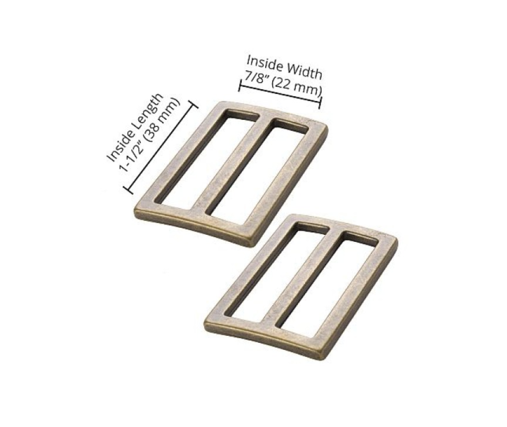 By Annie 1 1/2" Widemouth Slider - Black - Set of Two