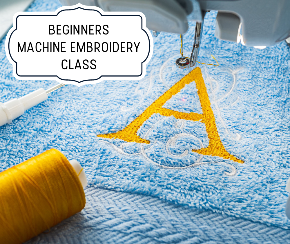 Sewing Classes: BYO/Beginner's Machine Embroidery
