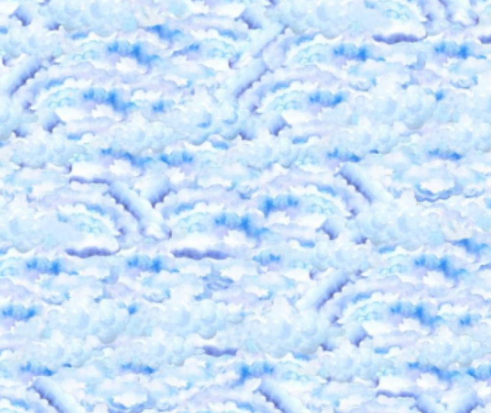 Owl Always Love You Clouds Blue - 10cm Increments