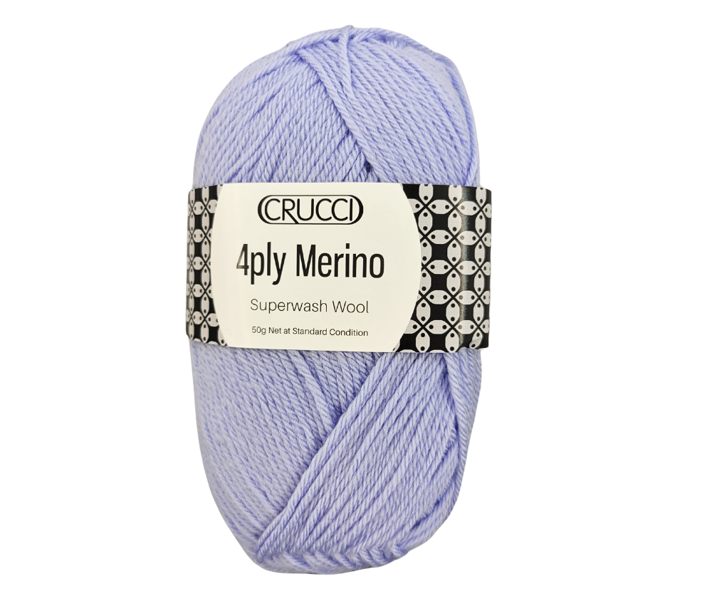 Crucci Merino 4ply Superwash Wool - Various Colours