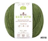 DMC Eco Vita Recycled Cotton Knitting & Crochet Yarn - Various Colours