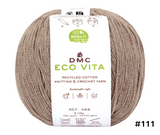 DMC Eco Vita Recycled Cotton Knitting & Crochet Yarn - Various Colours