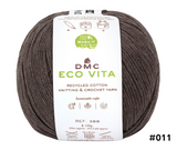 DMC Eco Vita Recycled Cotton Knitting & Crochet Yarn - Various Colours