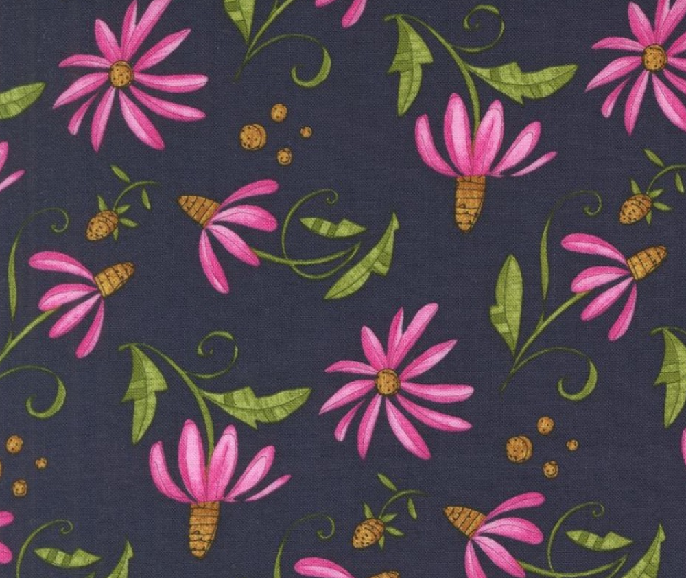 Flea Market Daisyish Indigo