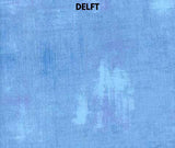 Grunge 100% Cotton Fabric - 60 Colours - 10cm Increments