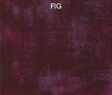 Grunge 100% Cotton Fabric - 60 Colours - 10cm Increments