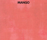 Grunge 100% Cotton Fabric - 60 Colours - 10cm Increments
