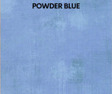 Grunge 100% Cotton Fabric - 60 Colours - 10cm Increments