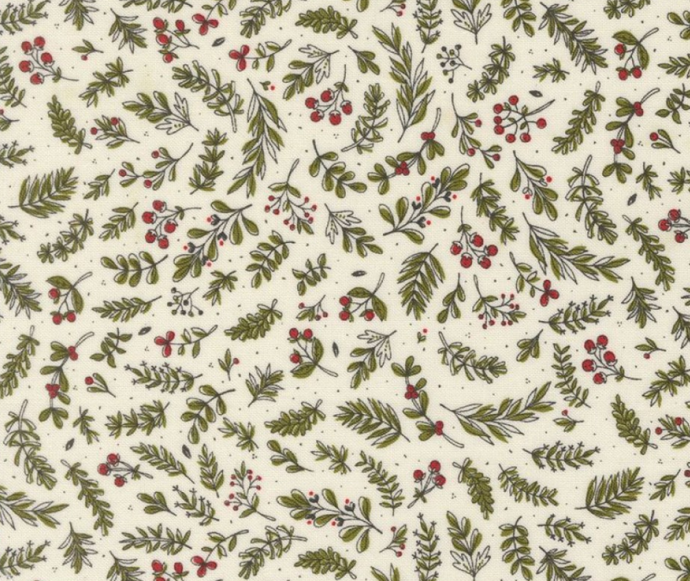 Holly Vanilla 100% Cotton - 0.1m