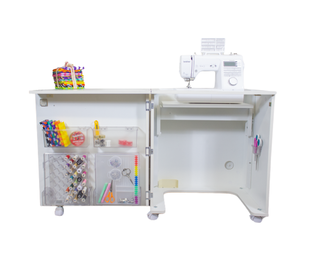 Horn Crown Sewing Cabinet