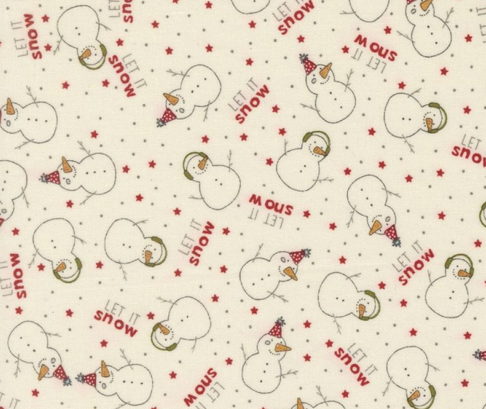 The Snow Kids Vanilla 100% Cotton - 0.1m