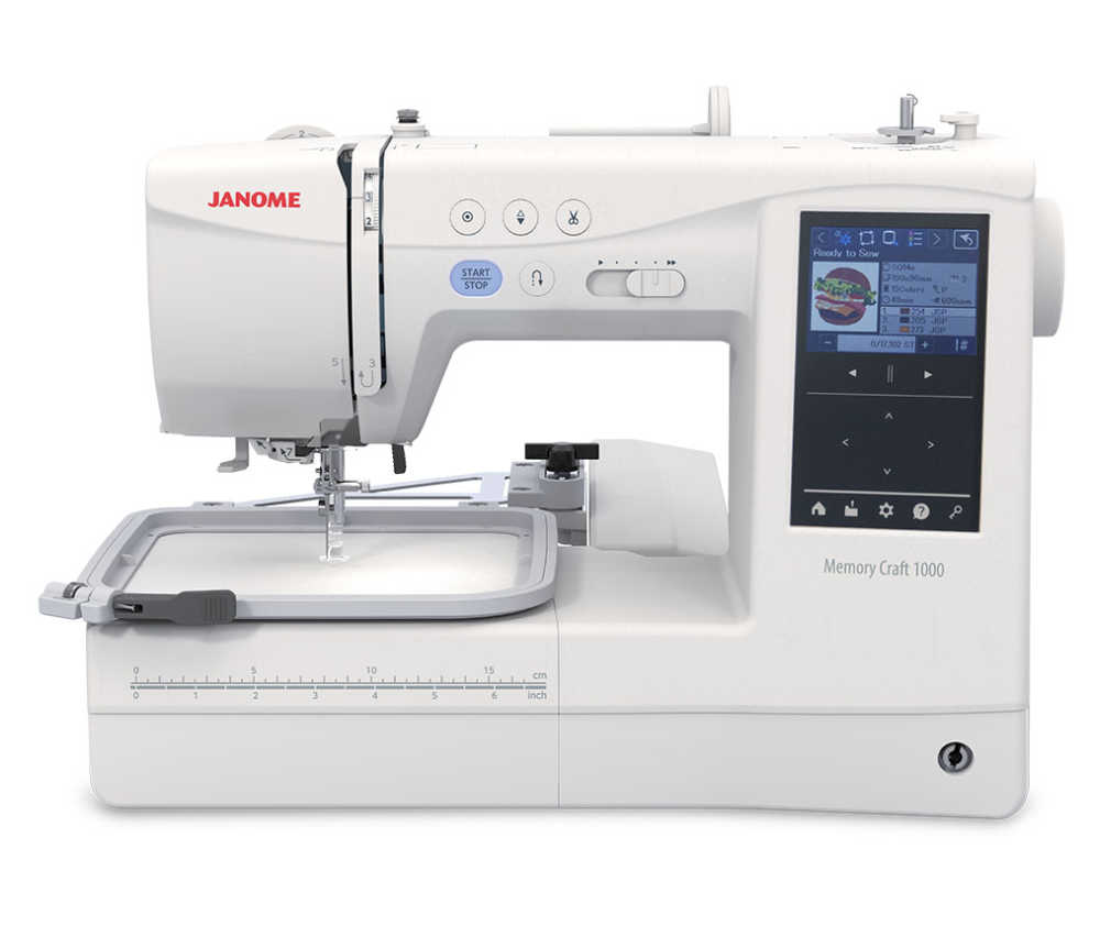Janome Memory Craft 1000 Sewing and Embroidery Machine