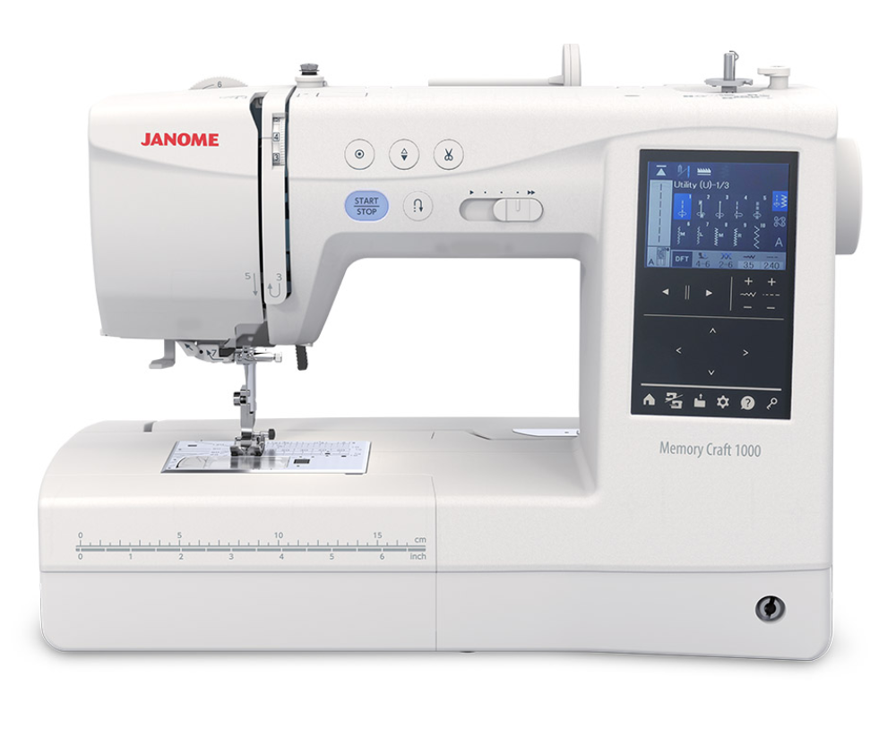 Janome Memory Craft 1000 Sewing and Embroidery Machine