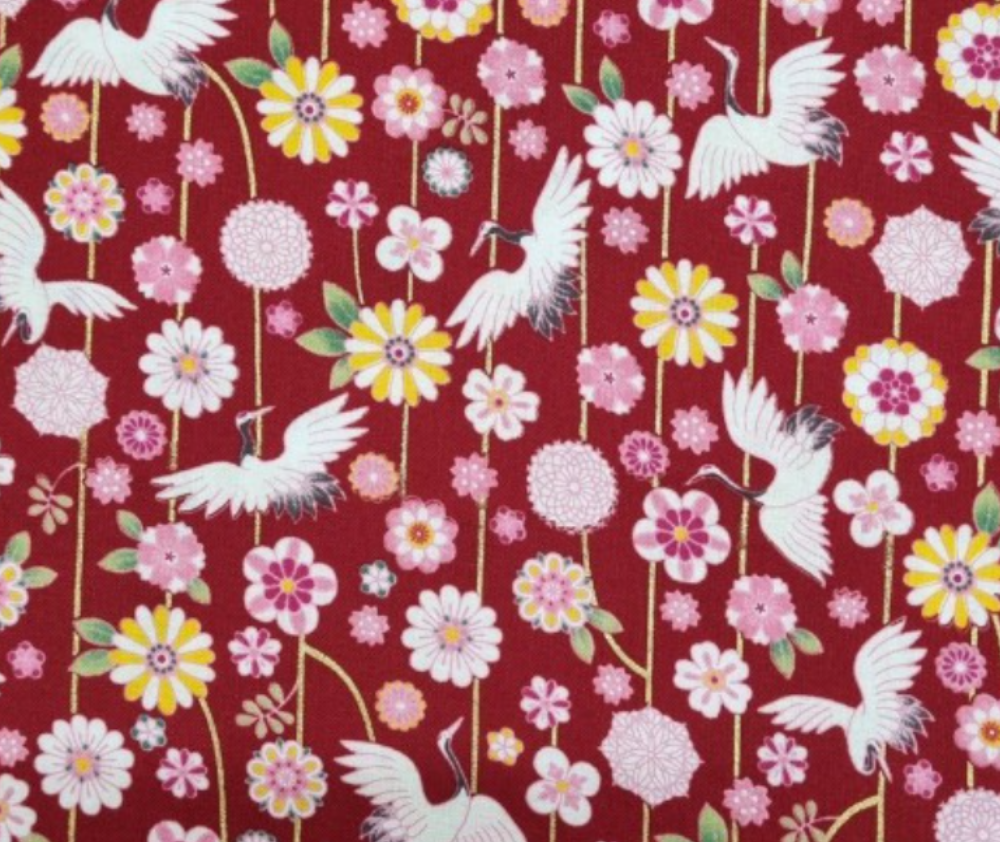 Japanese Zaki Cranes - Red