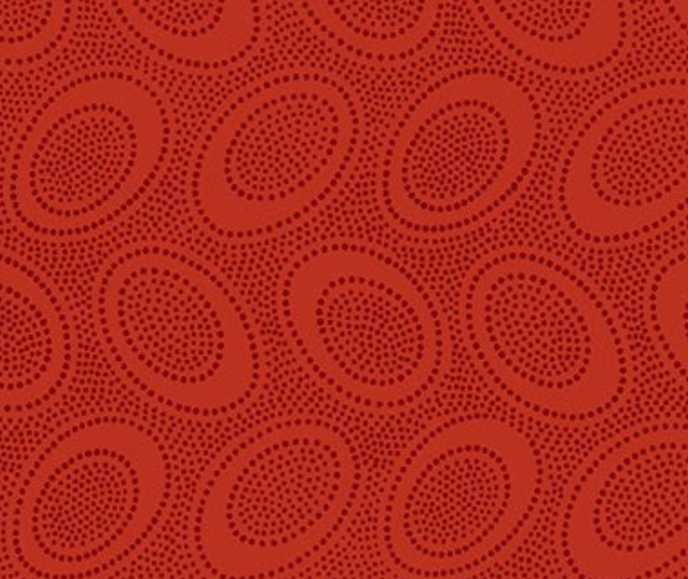 Kaffe Fassett Aboriginal Dot Red - 0.1m