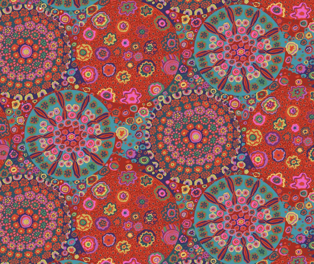 Kaffe Fassett Millefiore Red - 0.1m