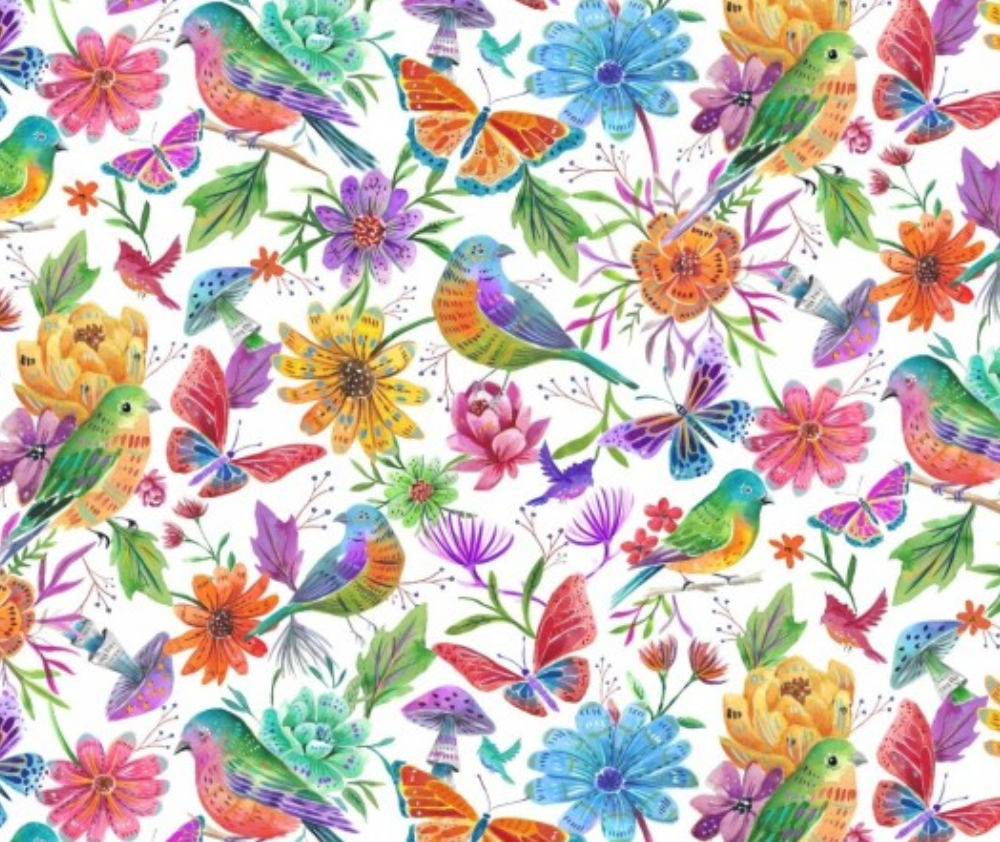 Luminous Birds - White