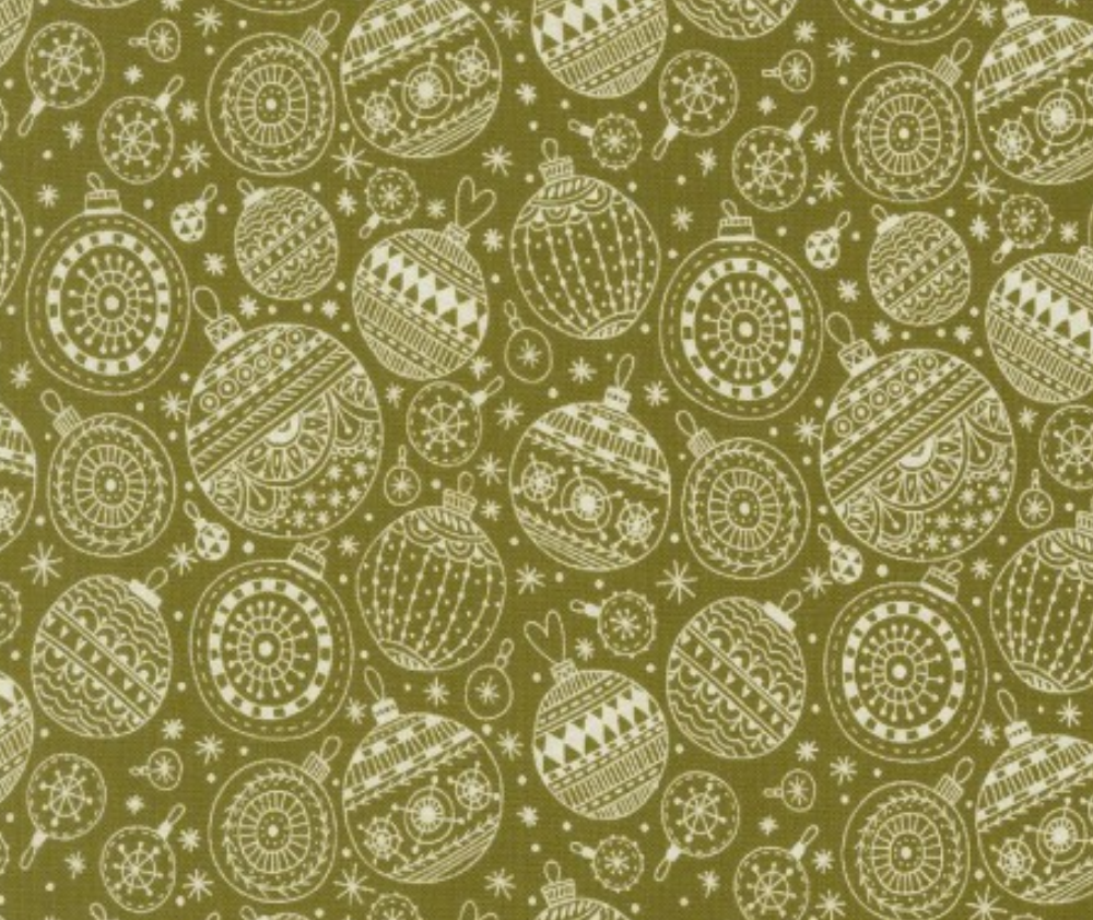 Ornaments Pine 100% Cotton - 0.1m