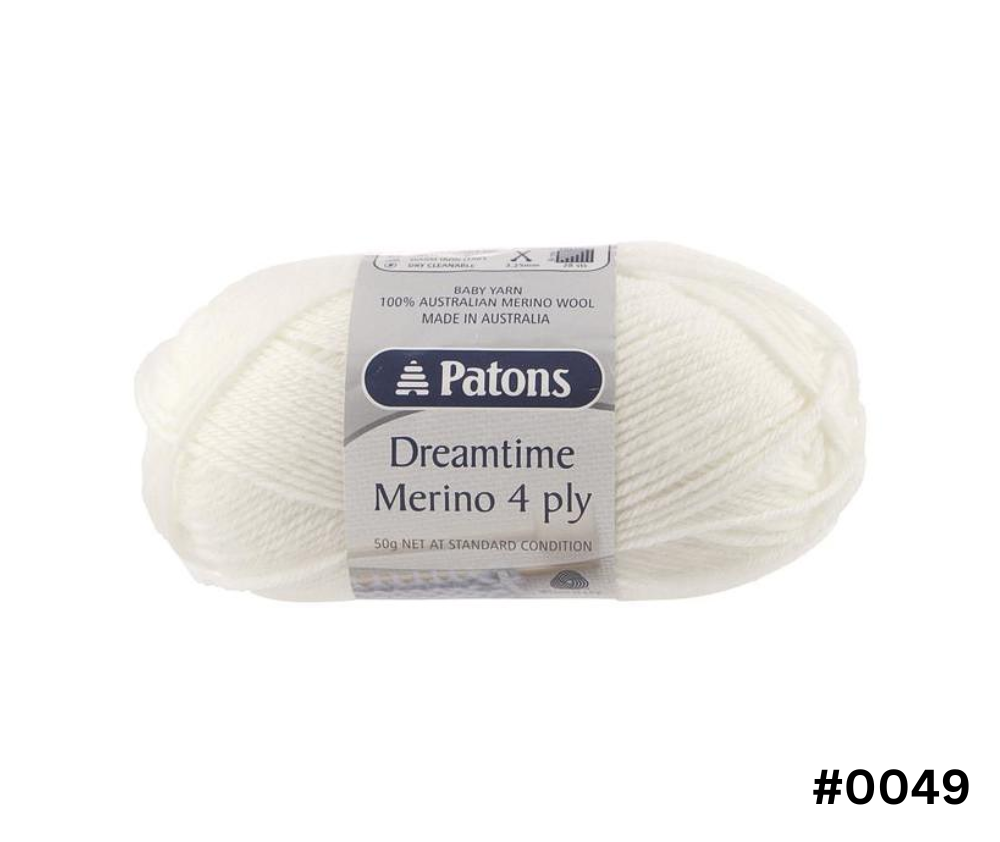 Patons Baby Dreamtime Merino 4ply - Various Colours