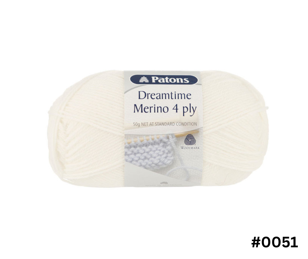 Patons Baby Dreamtime Merino 4ply - Various Colours