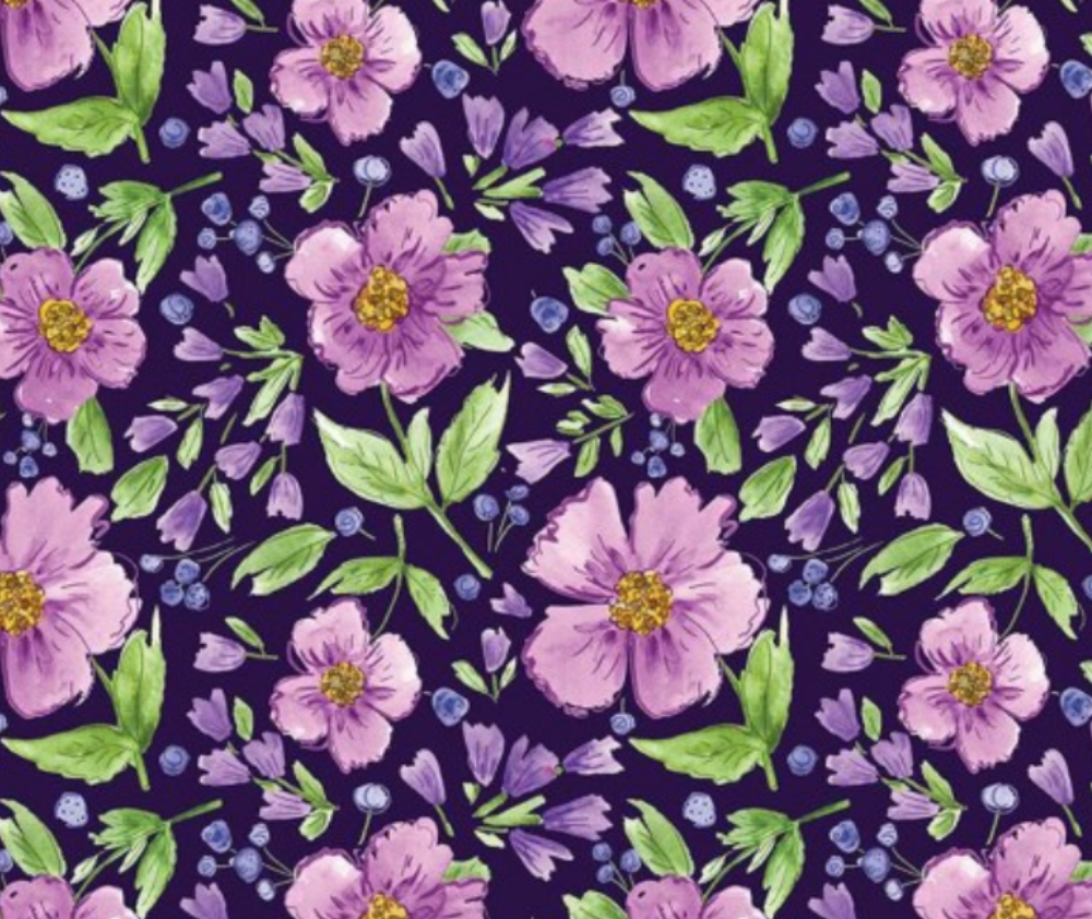 Plum Petals Purple - 10cm Increments