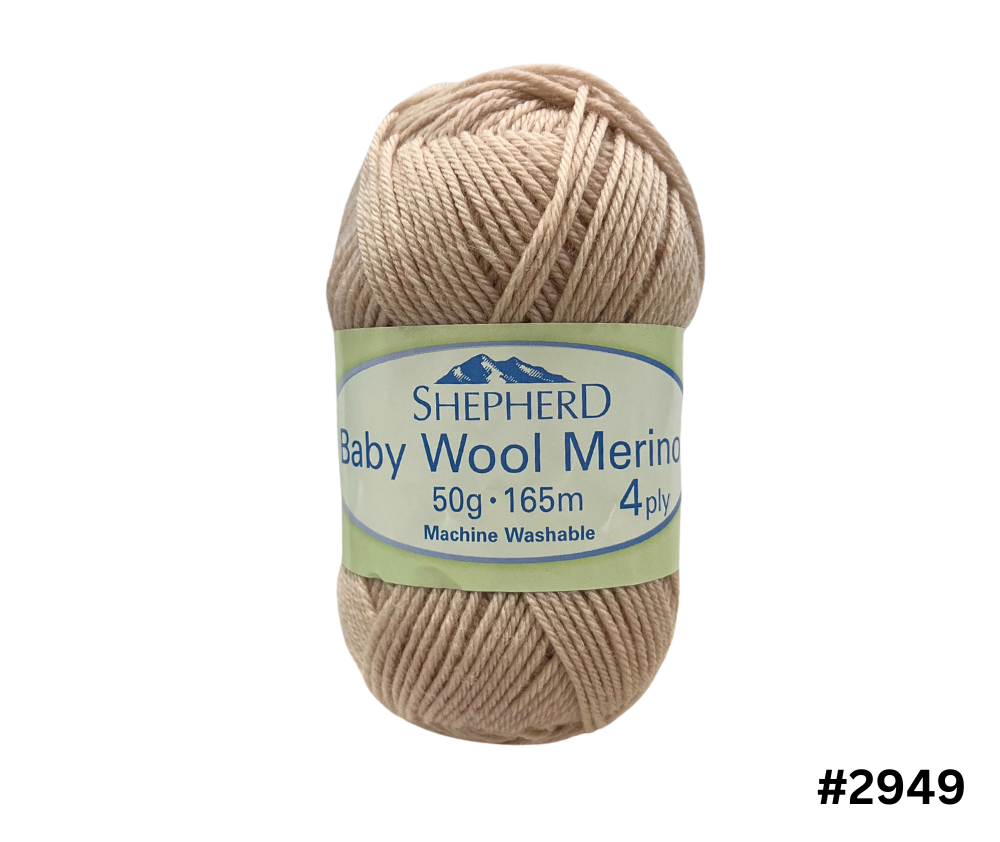 Shepherd Merino Baby Wool 4ply - Various Colours