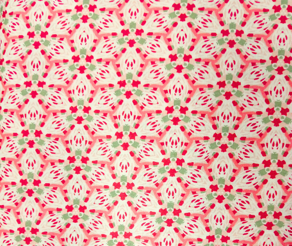 Spring Blooms 100% Cotton Fabric - 10cm Increments