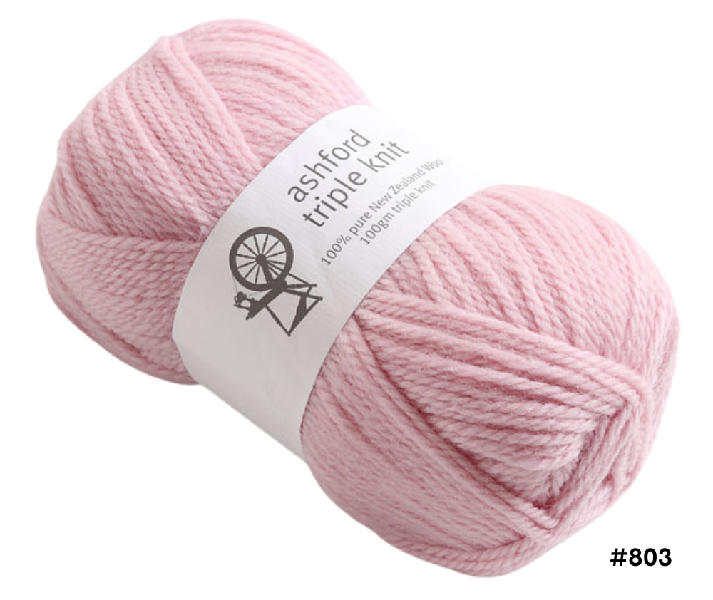 Ashford Triple Knit 12ply 100% NZ Wool - Various Colours