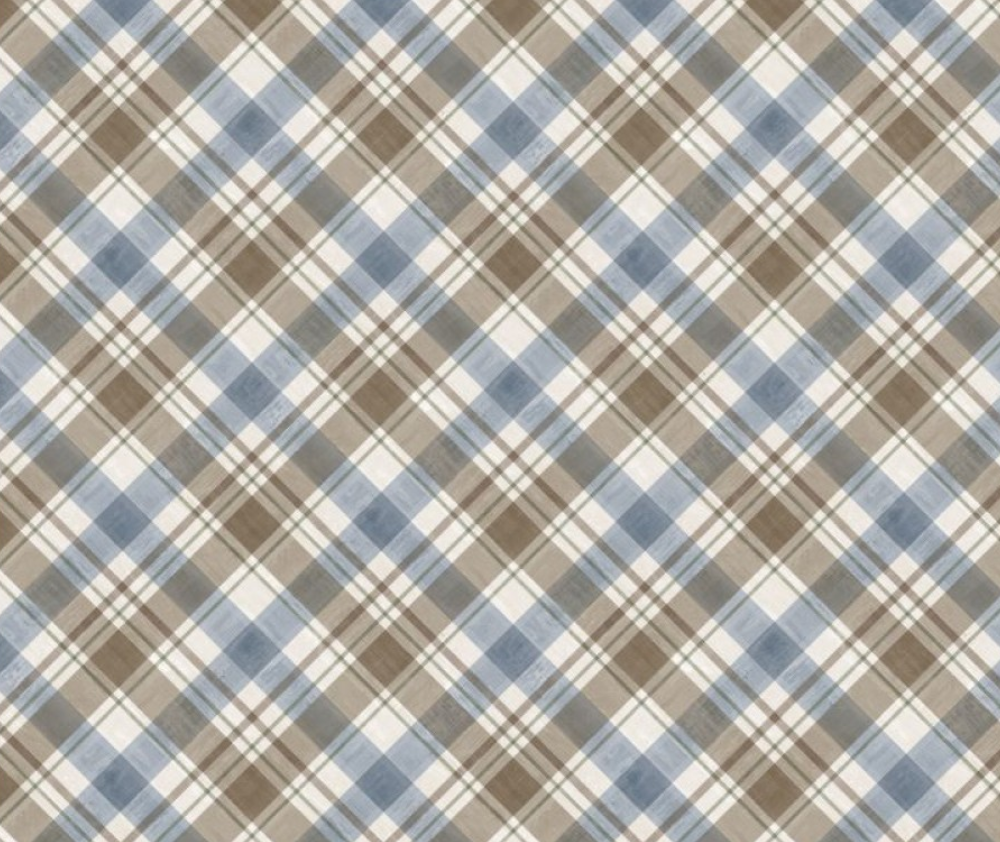 Wildwood Plaid Slate - 10cm Increments