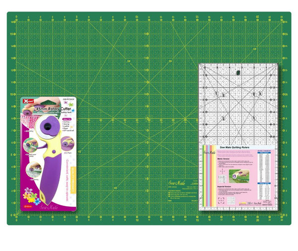 Self Healing Rotary Cutting Mat 24x18 Inch Double Sided Perfect for Crafts  Quilting Sewing Scrapbooking A2