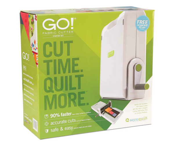 Accuquilt Go Fabric Cutter Starter Set Sew It