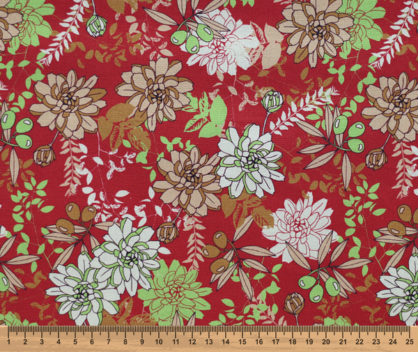 Autumn Garden 100% Cotton Fabric