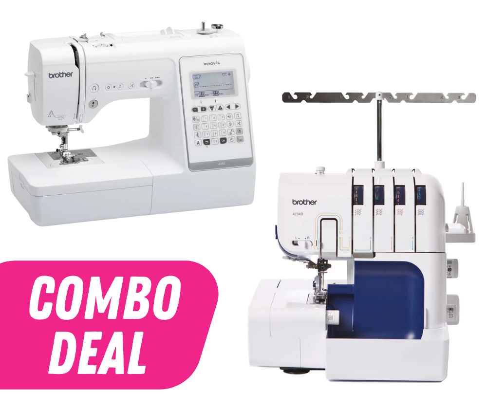 Brother Sewing Machine & Overlocker Combo Deal