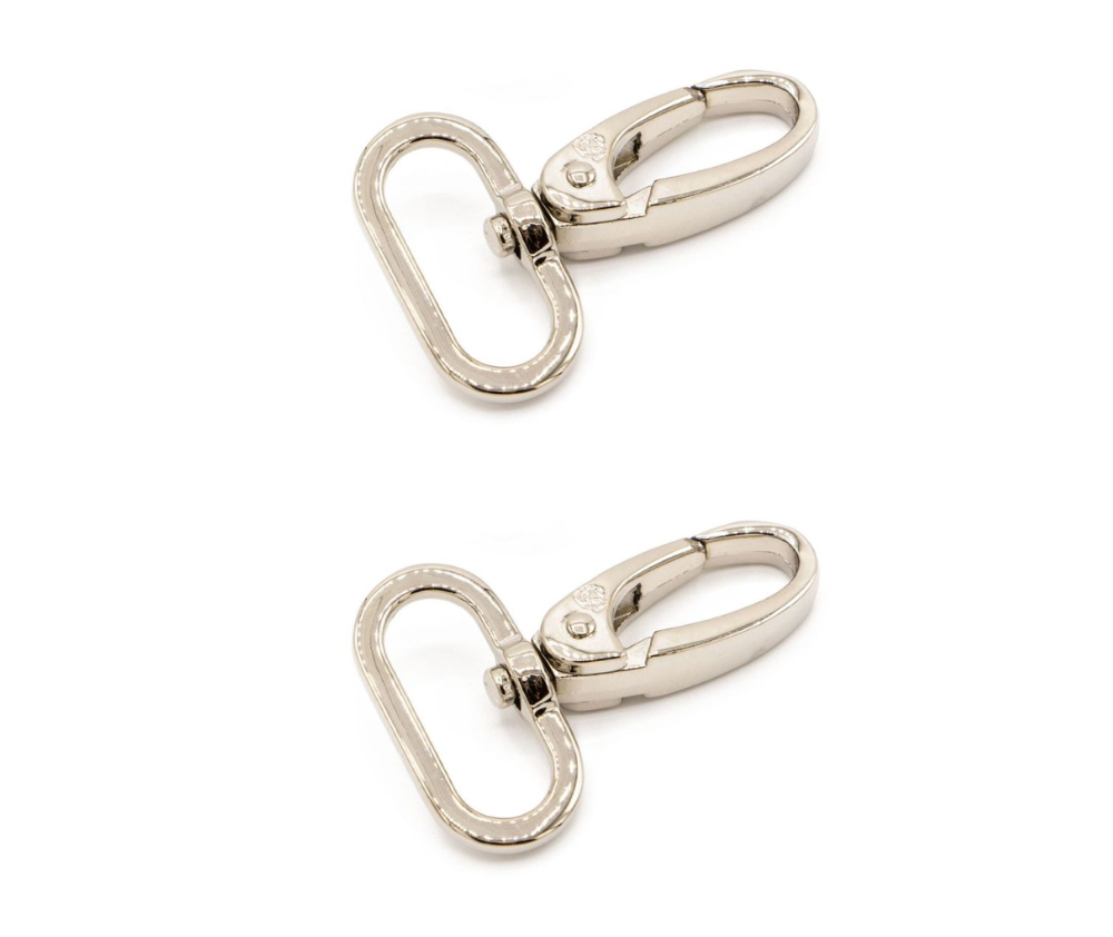 By Annie 1" Swivel Hook - Nickel - Set of Two