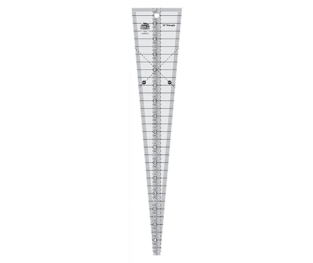 Creative Grids 10 Degree Triangle Ruler