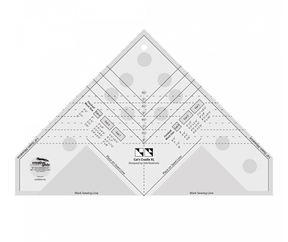Creative Grids Cats Cradle Ruler XL