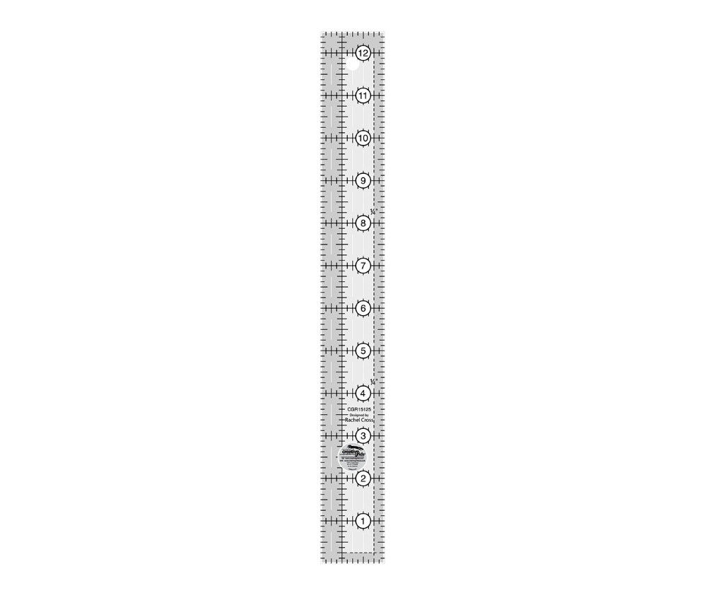 Creative Grids Quilt Ruler 1-1/2" x 12-1/2"
