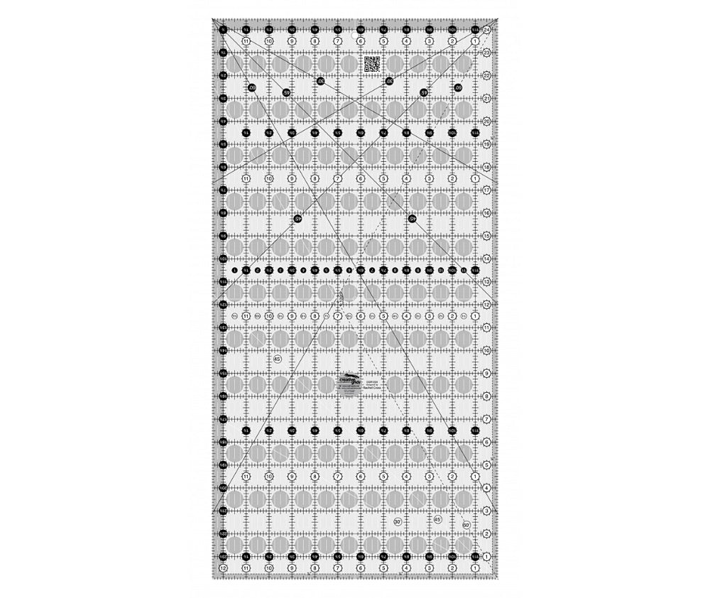 Creative Grids Quilt Ruler 12-1/2" x 24-1/2" - The Big Easy