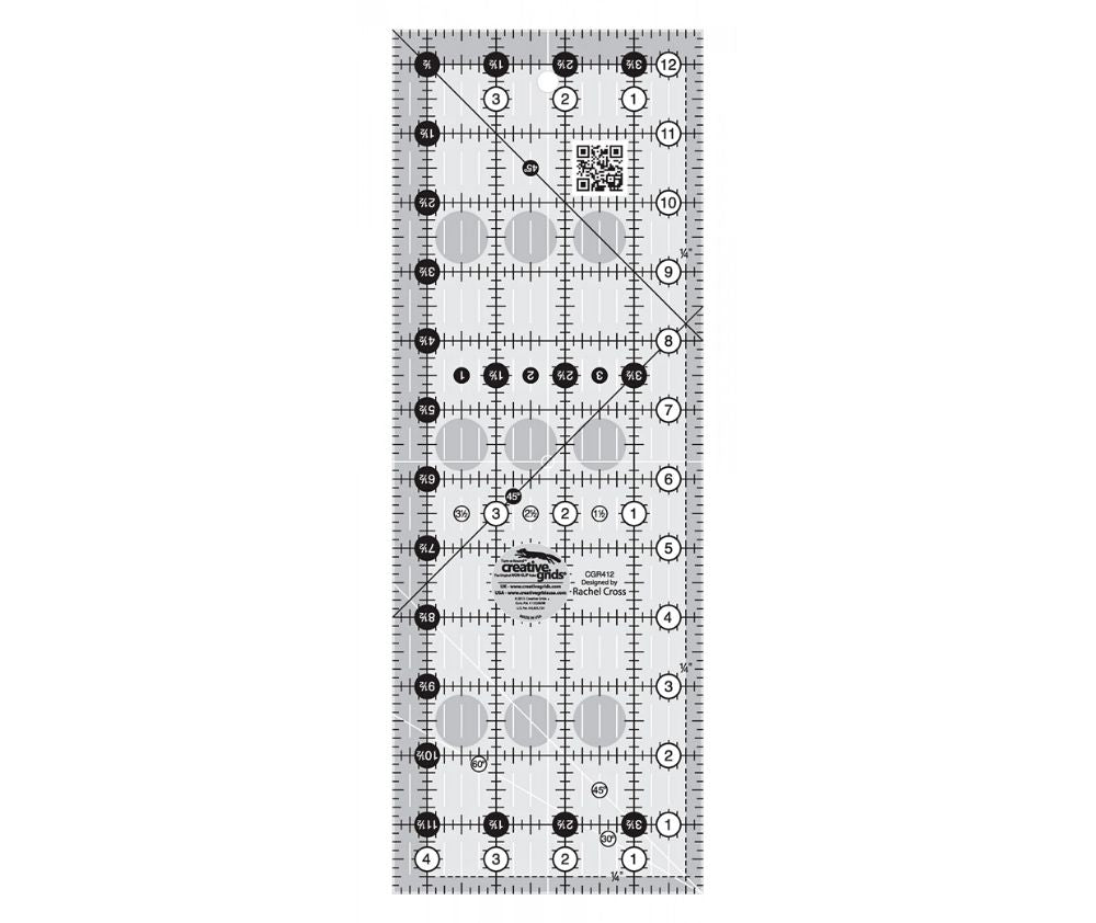 Creative Grids Quilt Ruler 4-1/2" x 12-1/2"