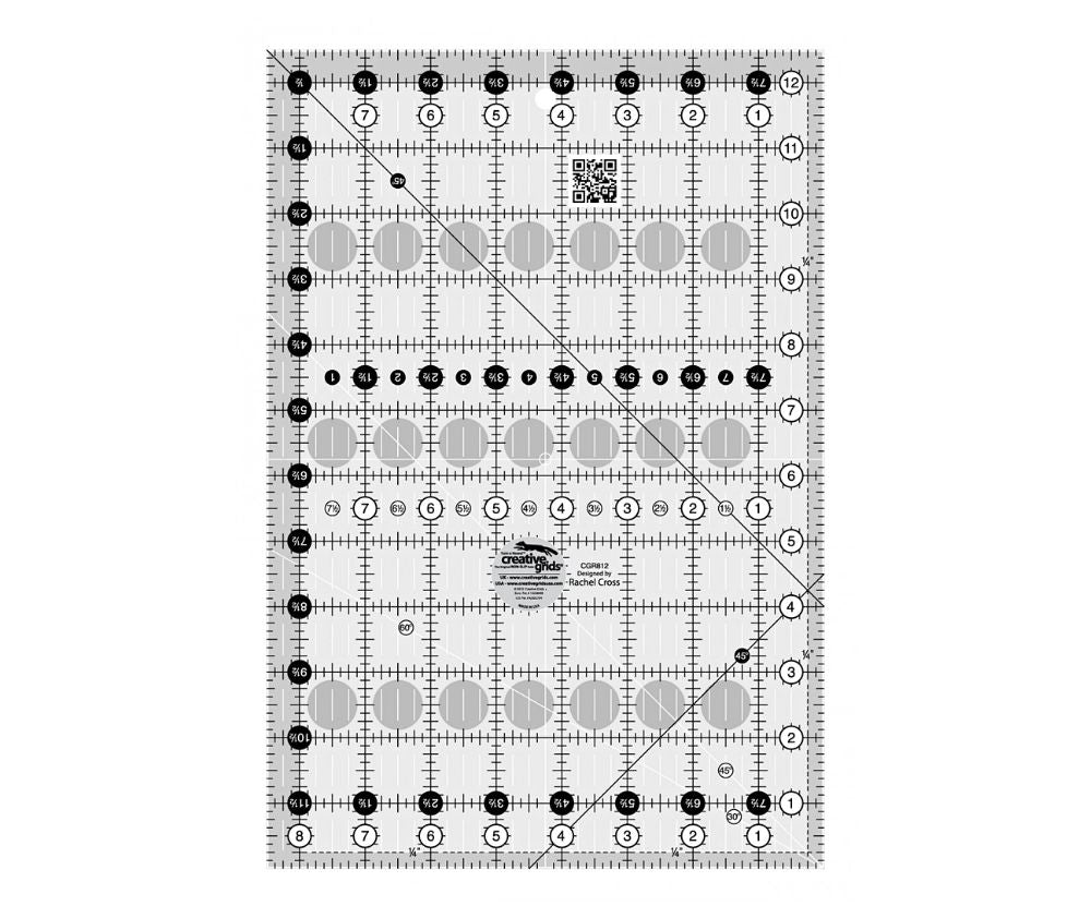Creative Grids Quilt Ruler 8-1/2" x 12-1/2"