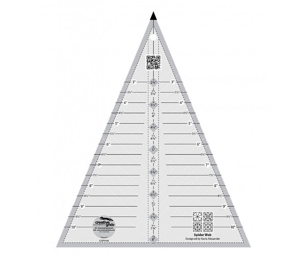 Creative Grids Spider Web Quilt Ruler