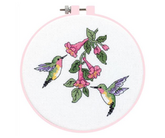 Dimensions Embroidery Kit - Hummingbird Duo