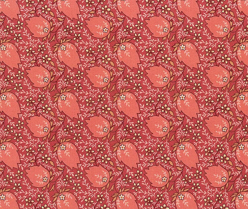 Lady Tulip 100% Cotton Fabric - 1/2 Metre