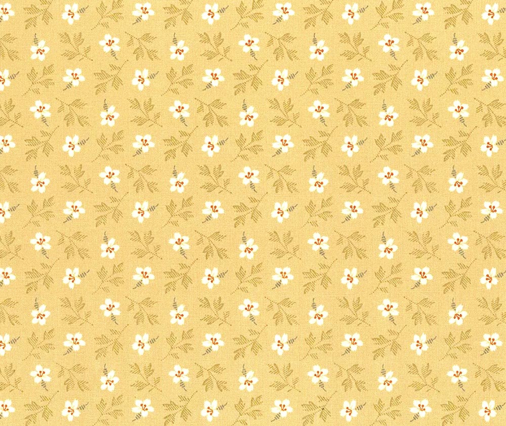 Lady Tulip 100% Cotton Fabric - 1/2 Metre