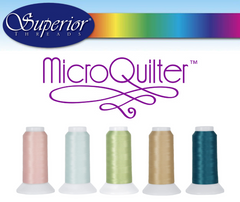 Superior Threads - MicroQuilter 3,000 yd Cone - Various Colours