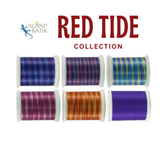 Superior Threads - Red Tide Collection - 6 x 500 yd Spool Set