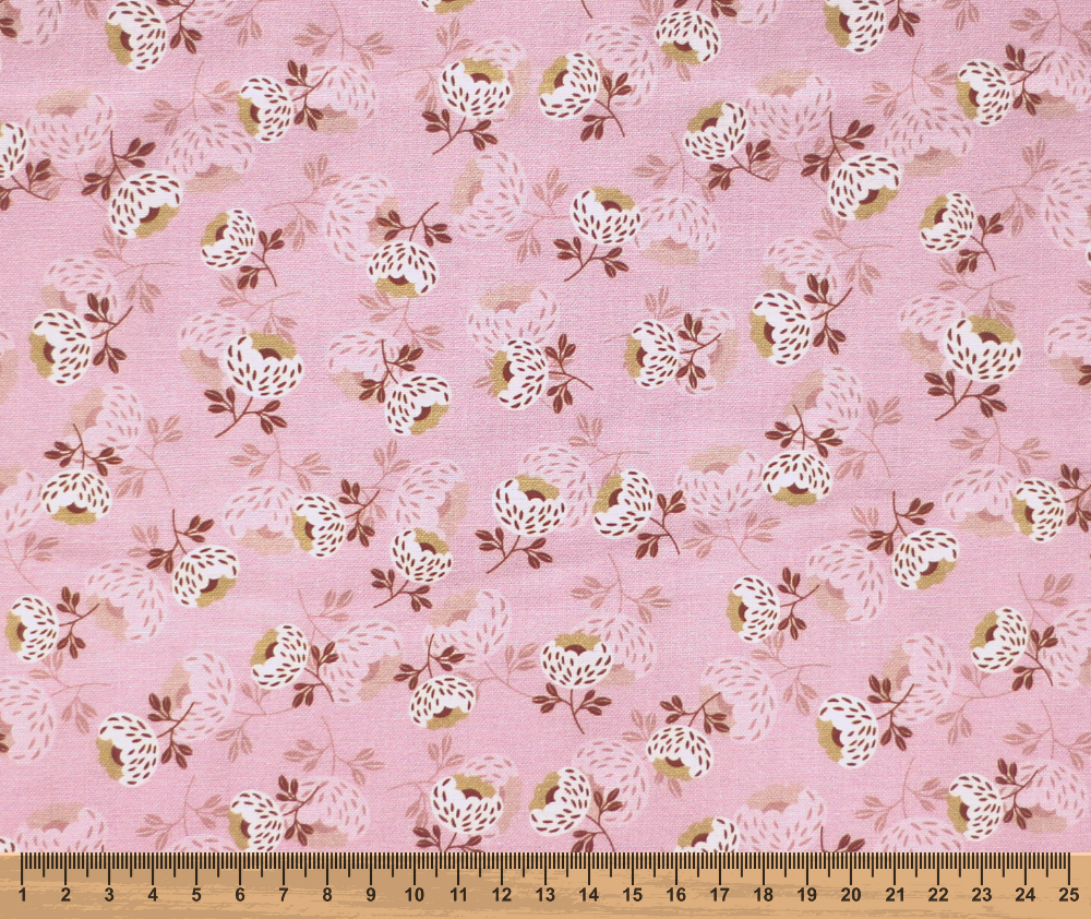 Scandi Blooms 100% Cotton Fabric