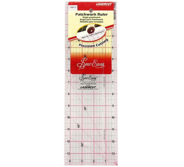 Sew Easy Patchwork Ruler 14 x 45 Sew Easy Patchwork Ruler 14 x 45