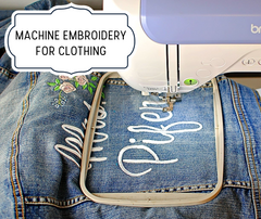 Sewing Classes: Machine Embroidery for Clothing